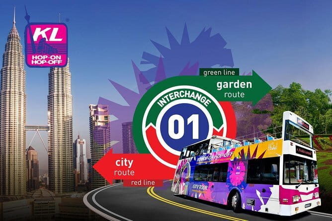 KL Hop-On Hop-Off Sightseeing Bus Pass (24/48 Hours) - Red Line city route: from Bukit Bintang to Chinatown