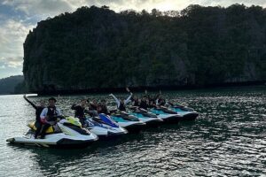Langkawi Jet Ski Tour Silver Package with Free Drone Video - Starting at Cenang Beach: your first look at Langkawi from speed