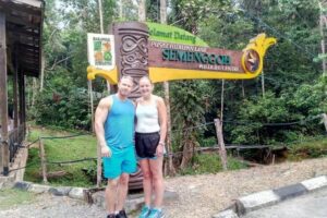 Semenggoh Orangutan Centre from Kuching - The short rainforest walk to the feeding platform